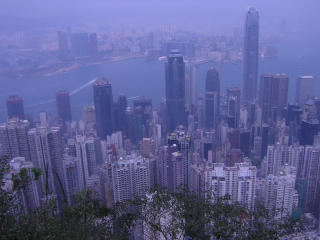 Hong Kong, view from the Victoria Peak