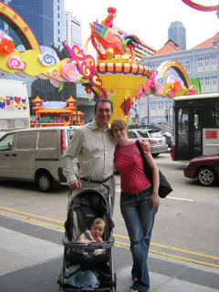 Chinese new year of chicken, Chinatown in Singapore