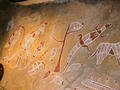 Aboriginal wall drawings, Australian Muzeum