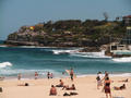 Bondi beach and view on the 