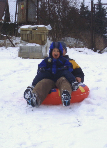 Snowtubing po esku