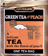 bigelow - green tea with peach