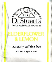 Dr Stuarts botanical teas - elderflower & lemon