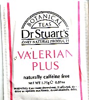 dr Stuarts botanical teas - valerian plus