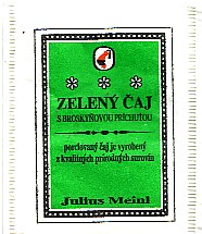 julius meinl - zelen aj s broskvovou pchut 1