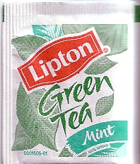 lipton - green tea - mint