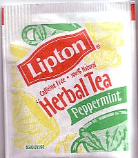 lipton - herbal tea - peppermint