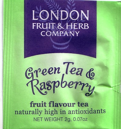 LONDON - green tea & Raspberry