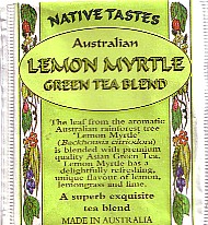 native tastes - australian lemon myrtle green tea blend