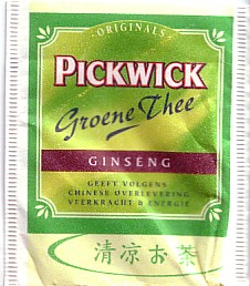 Pickwick - groene thee - ginseng