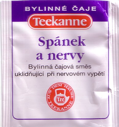 teekanne - bylinn - spnek a nervy