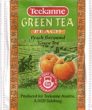 teekanne - green tea - peach