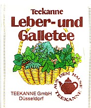 teekanne - leber - und galletee