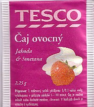 tesco - jahoda a smetana