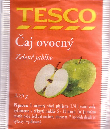 tesco - zelen jablko