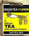 bigelow - green tea with lemon