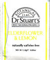 Dr Stuarts botanical teas - elderflower & lemon