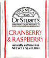 Dr Stuarts botanical teas - cranberry & raspberry