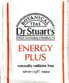 Dr Stuarts botanical teas - energy plus