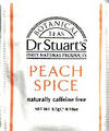 Dr Stuarts botanical teas - peach spice