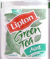 lipton - green tea - mint