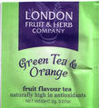 LONDON - green tea & orange