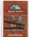 orient sunset - zoethout