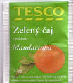 tesco - zelen s mandarinkou