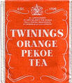 TWININGS - orange pekoe tea