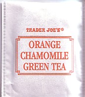 trader joes - orange chamomile green tea