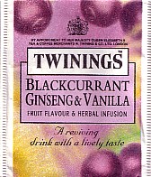 twinings - blackcurrant, ginseng & vanilla