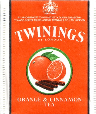 TWININGS - orange & cinnamon tea