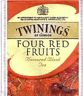 TWININGS - four red fruits