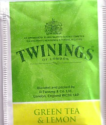 TWININGS - green tea & lemon