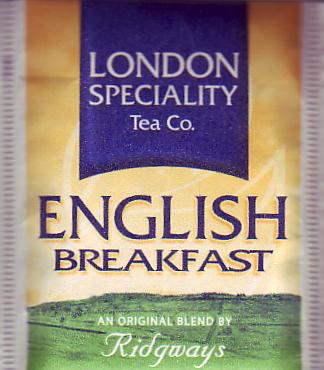 London Speciality - ENGLISH BREAKFAST