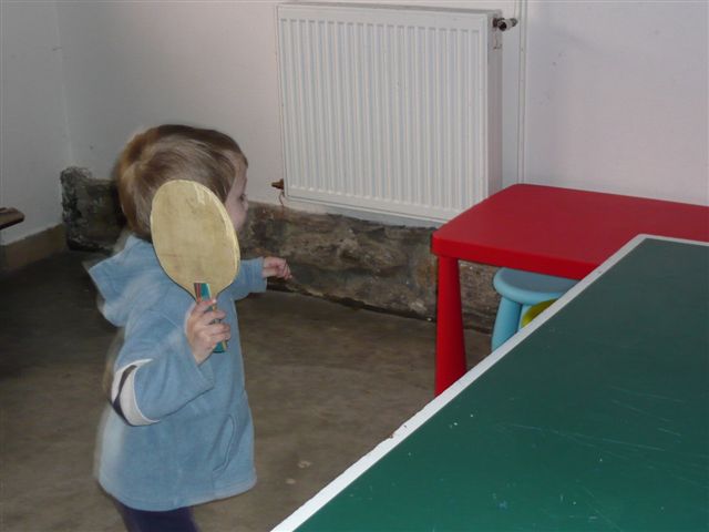 Lukek hraje ping-pong