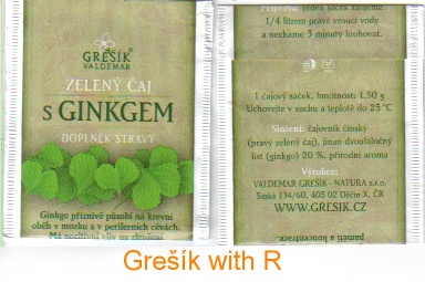 GREK Zelen s ginkgem, with R