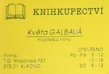 Knihkupectv Galov, 1995