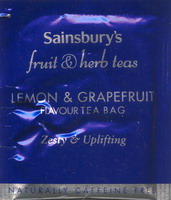 Sainsburys - Lemon & Grapefruit - cut