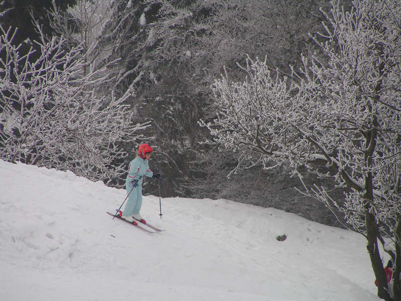 Lucka na lych  (Lucy skiing)