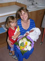 A jde se dom, 6.8.2004 ( Mummy, Lucy and little Tereza)
