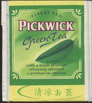 Pickwick-Green Tea-with a touch of lemon ochucen citronem