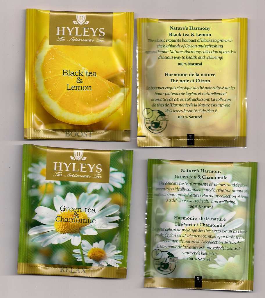 Hyleys - Black Tea N3, Green tea RELAX N4