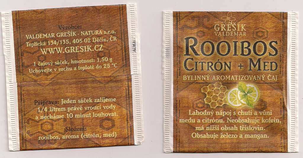 Grek - Rooibos Citrn plus med