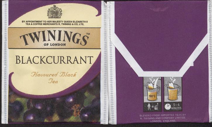 Twinings Of London-Blackcurrant /100C/