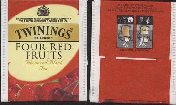 Twinings Of London-Four Red Fruits /100C/ 2