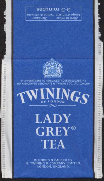 Twinings Of London-Lady Grey Tea GV 02,  GV 08, GV 12