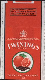 Twinings Of London-Orange&Cinnamon Tea RPP 076921