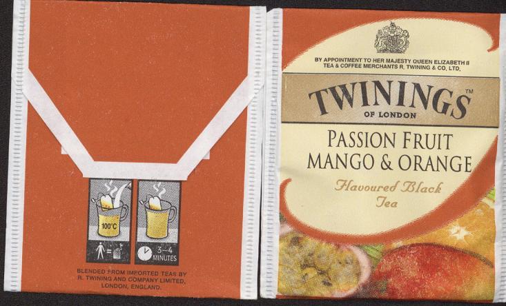 Twinings Of London-Passion Fruit Mango&Orange /100C/