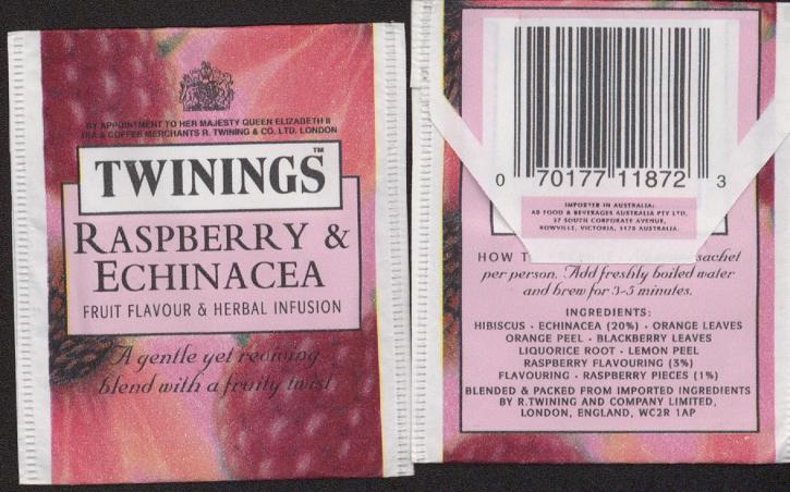 Twinings Of London-Raspberry&Echinacea /4 dky/